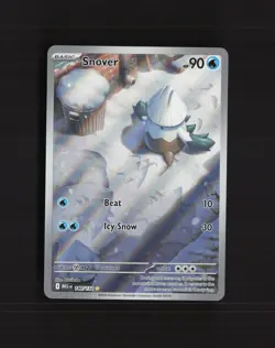 Snover 140/132 Mega Evolution Full Art Ultra Rare Holo Pokemon Card NM - Image 1