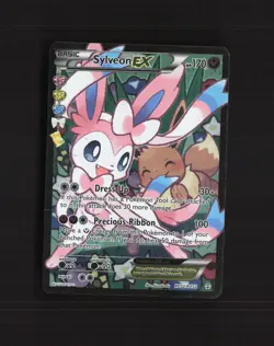 Sylveon EX RC32/RC32 Generations Full Art Ultra Rare Holo Pokemon Card DMG - Image 1