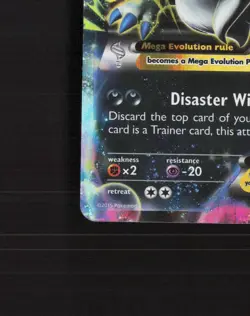 Mega M Absol EX XY63 XY Promos Black Star Promo Holo Pokemon Card DMG - Image 5