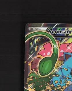 Venusaur EX XY123 XY Promos Full Art Black Star Promo Holo Pokemon Card LP - Image 3