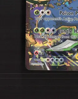 Venusaur EX XY123 XY Promos Full Art Black Star Promo Holo Pokemon Card LP - Image 5