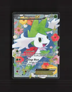 Shaymin EX RC21/RC25 Legendary Treasures Full Art Ultra Rare Pokemon Card DMG - Image 1