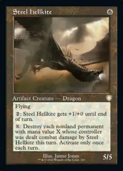 Steel Hellkite x1 NM Magic the Gathering 1x Commander The Brothers' War mtg card - Image 1