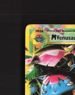Mega M Venusaur EX 2/108 Evolutions Ultra Rare Holo Pokemon Card DMG - Image 3