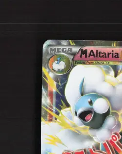 Mega M Altaria EX 69/124 Fates Collide Ultra Rare Holo Pokemon Card DMG - Image 3