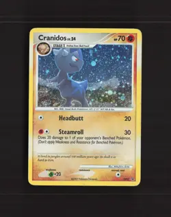 Cranidos DP07 Diamond & Pearl Black Star Promo Holo Pokemon Card MP - Image 1