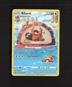 Bibarel GG25/GG70 Crown Zenith Full Art Ultra Rare Holo Pokemon Card NM - Image 1