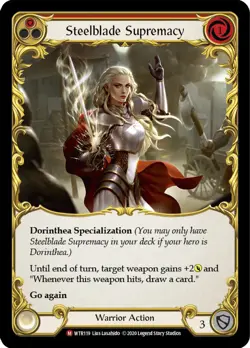 FAB Steelblade Supremacy - Welcome to Rathe (Unlimited) Card # 119 - Image 1
