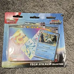 Pokemon TCG Scarlet & Violet Prismatic Evolutions Tech Sticker 3-Pack 31 Cards - Image 3