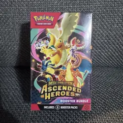 Pokemon TCG Mega Evolution—Ascended Heroes Booster Bundle 6 Packs 60 Cards EN - Image 1