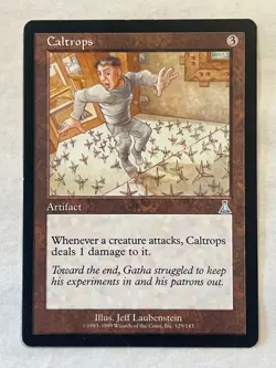 MTG - Caltrops - Urza's Destiny - LP - Magic the Gathering - Image 1
