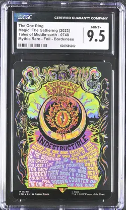 The One Ring Magic The Gathering 2023 Tales Of Middle Earth 0748 Mythic Foil CGC - Image 1