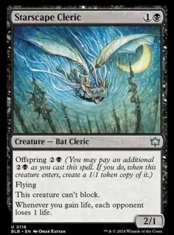NM Starscape Cleric, MTG, Bloomburrow, Magic the Gathering, 116 - Image 1