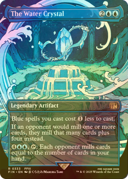 MTG FOIL The Water Crystal Full Art English - Image 1