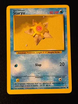 Staryu 65/102 Pokemon Base Set Unlimited - Image 1