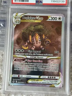 PSA 10 Gem Mint 2023 POKEMON SWSH FA/REGIGIGAS VSTAR CROWN ZENITH - Image 2