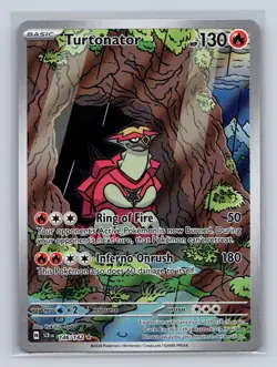Turtonator 146/142 Illustration Rare Stellar Crown Pokemon NM - Image 1