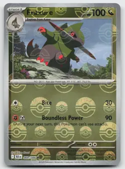 Fraxure (Poke Ball Pattern) 069/086 Common Black Bolt Pokemon Near Mint - Image 1