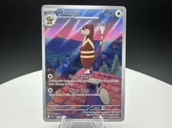 Pokemon Watchog 153/086 Illustration Rare Sv: White Flare Holo NM/M+ - Image 1