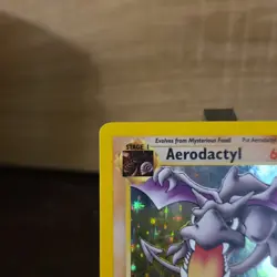 Wizards of the Coast Pokemon TCG Aerodactyl Holo Rare Unlimited Fossil 1/62 EN - Image 2