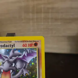 Wizards of the Coast Pokemon TCG Aerodactyl Holo Rare Unlimited Fossil 1/62 EN - Image 3