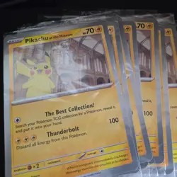 Pokemon Pikachu at the Natural History Museum Sealed Jumbo Promo SVP X8 - Image 5