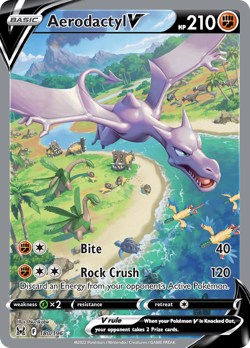 Pokemon - Aerodactyl V 180/196 Lost Origin - Ultra Rare - NM - Image 4