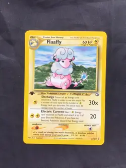 Pokemon Cards: Neo Genesis 1st Edition Uncommon: Flaaffy 34/111 - Image 1
