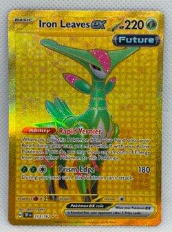 Pokemon Temporal Forces - Iron Leaves EX 213/162 - Hyper Rare - NM/M Condition - Image 1