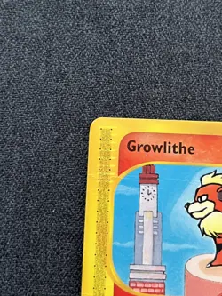 Pokemon TCG Growlithe 080/147 Aquapolis Regular Heavily Played - Bent - Image 3