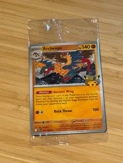 Pokemon Field Museum Fossil Exhibit Archeops Promo SEALED - Image 1