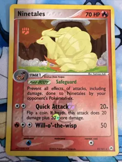 POKEMON - NINETALES RARE REVERSE HOLO 22/101 - Ex Hidden Legends - ENG - - Image 1