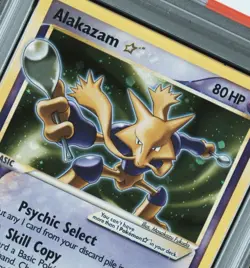 2006 POKEMON EX CRYSTAL GUARDIANS GOLD STAR #99 ALAKAZAM-HOLO PSA 7 (New Cert #) - Image 1