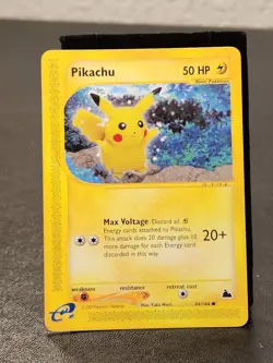 Pikachu 84/144 Skyridge Regular Non-Holo Rare Pokemon TCG Nintendo MP/LP - Image 1