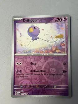 Pokemon TCG * Scarlet & Violet * 89/198 Drifloon REVERSE HOLO Common * FRESH PK - Image 1