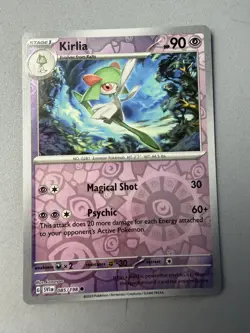 Pokemon TCG * Scarlet & Violet * 85/198 Kirlia REVERSE HOLO Common * FRESH PK - Image 1