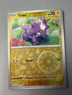 Pokemon TCG * Scarlet & Violet * 71/198 Toxel REVERSE HOLO Common * FRESH PK - Image 1