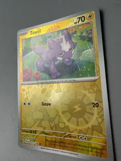 Pokemon TCG * Scarlet & Violet * 71/198 Toxel REVERSE HOLO Common * FRESH PK - Image 2