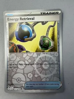 Pokemon TCG * Scarlet & Violet * 171/198 Energy Retrieval REVERSE HOLO Common NM - Image 1