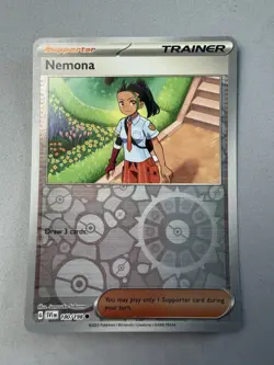 Pokemon TCG * Scarlet & Violet * 180/198 Nemona REVERSE HOLO Common * FRESH PK - Image 1