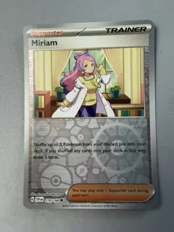 Pokemon TCG * Scarlet & Violet * 179/198 Miriam REVERSE HOLO Uncommon * FRESH PK - Image 1
