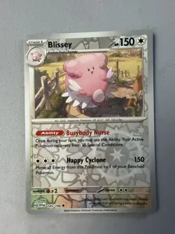 Pokemon TCG * Scarlet & Violet * 145/198 Blissey REVERSE HOLO Uncommon * NM - Image 1