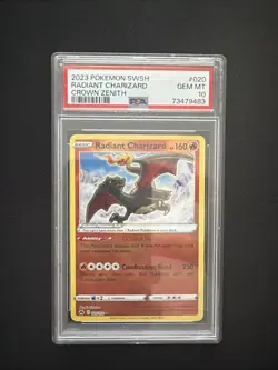 Pokemon Radiant Charizard 020/159 Crown Zenith Holo Radiant Rare PSA 10 - Image 1