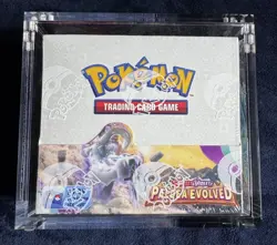 Pokemon TCG Scarlet & Violet - Paldea Evolved Booster Box In Acrylic Case - Image 1
