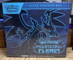 Pokemon Mega Evolution Phantasmal Flames Elite Trainer Box-ETB Factory Sealed - Image 1