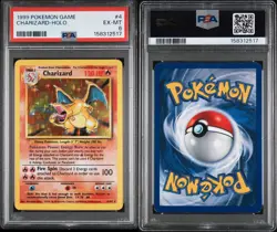 1999 POKEMON GAME #4 CHARIZARD-HOLO PSA 6 EX-MT - Image 3