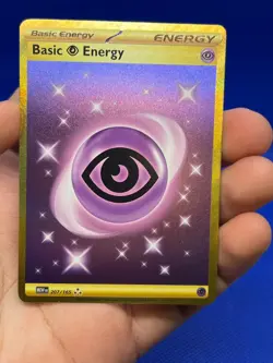 Pokemon Scarlet & Violet 151 Basic Psychic Energy 207/165 Gold Hyper Rare NM/LP - Image 2