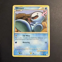 Pokemon Wooper 88/123 HeartGold SoulSilver - LP - Image 1
