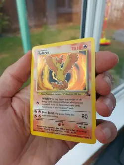 Pokemon TCG Moltres Fossil Holo Card 12/62 Unlimited WOTC 1999 - Image 5