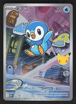 Piplup 042 Pokemon TCG ME: Mega Evolution Promo NM - Image 1